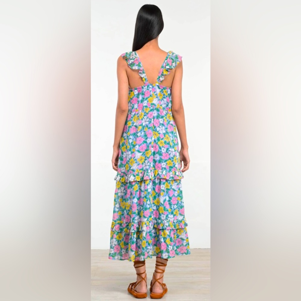 💢BANJANAN💢 Brand New/Never Worn Penelope
Dress
Floral Midi w/Ruffle Detail